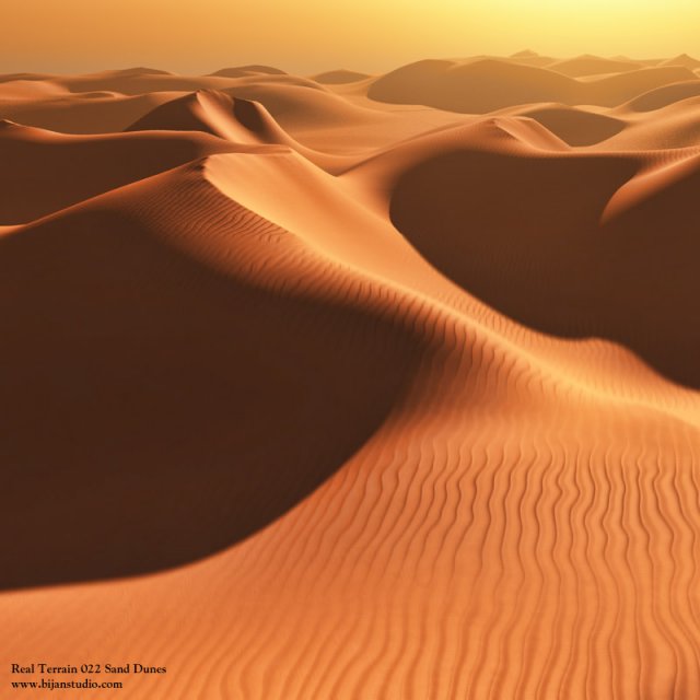sand dunes for vue Modèle 3D .c4d .max .obj .3ds .fbx .stl .blend 
