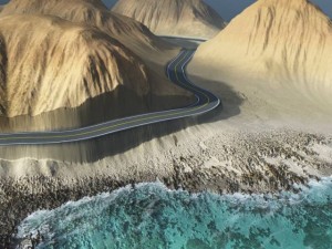 scenic road for vue Model 3D