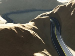 scenic road for vue Model 3D