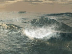 crashing waves  vue and obj 3D Model