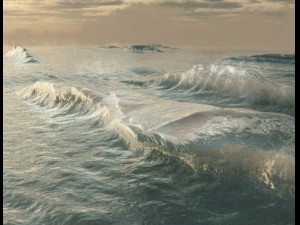 crashing waves  vue and obj Model 3D