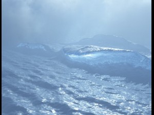 crashing waves  vue and obj Model 3D
