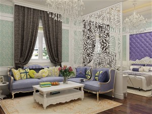 neoclassic bedroom Modèle 3D