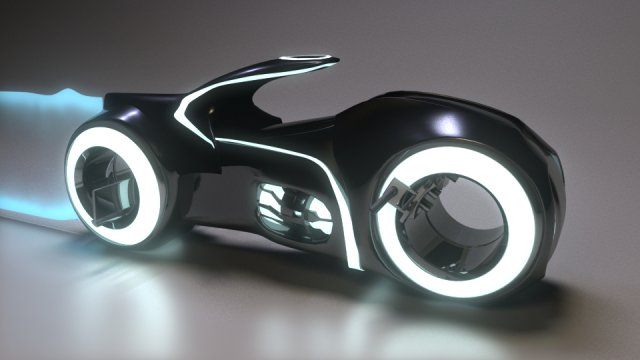 Tron Light Cycle 3d Model In Motorcycle 3dexport