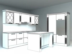 scavolini kitchen 3D Model