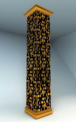 column 3D मॉडल .c4d .max .obj .3ds .fbx .stl .blend 