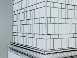 स्तंभ 3D मॉडल