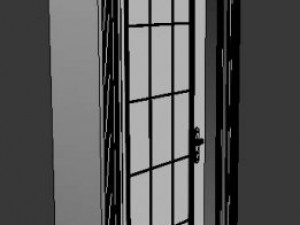 classic door 3D मॉडल