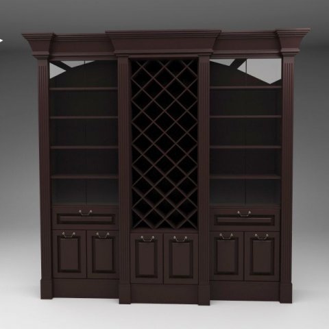 wine case 3D Model .c4d .max .obj .3ds .fbx .stl .blend 