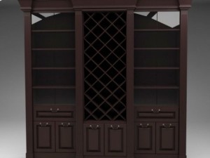 wine case Model 3D