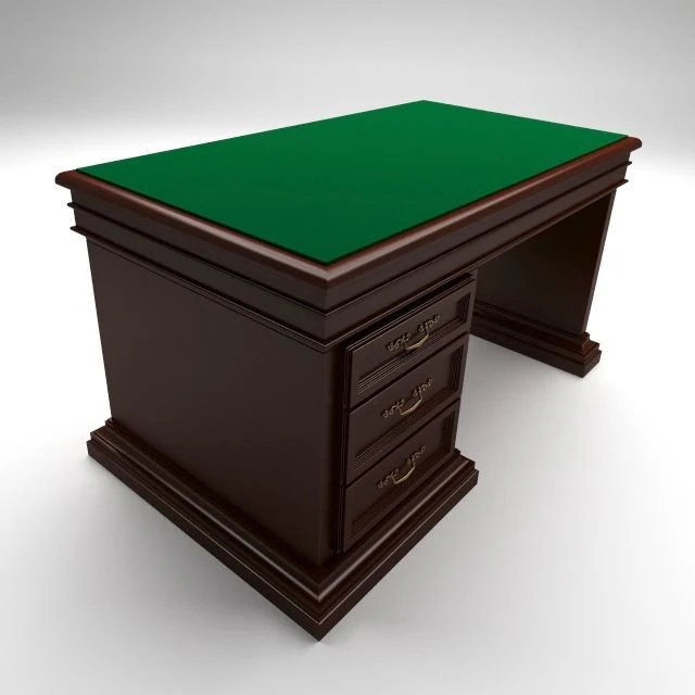 classic table 3D Model .c4d .max .obj .3ds .fbx .stl .blend