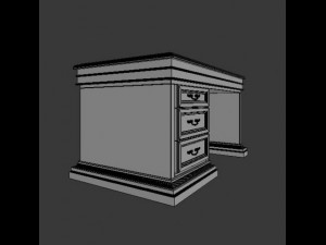 classic  table 3D Model