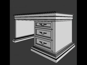 classic  table 3D Model