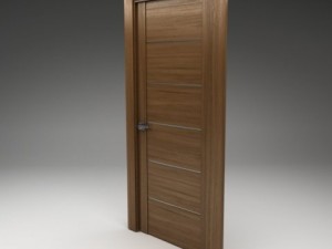 high  tech door Model 3D