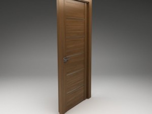 high  tech door 3D-Modell