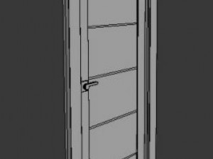 high  tech door 3D-Modell