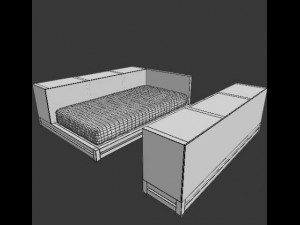 childrens bed Modello 3D