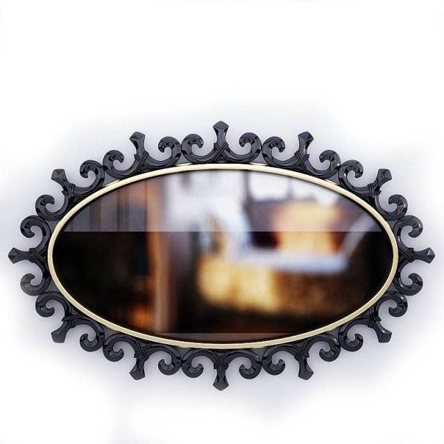 art  deco mirror chistopher guy Modelo 3D .c4d .max .obj .3ds .fbx .stl .blend 