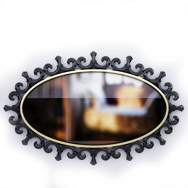 art  deco mirror chistopher guy 3D Model .c4d .max .obj .3ds .fbx .stl .blend 