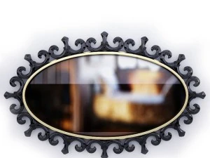 art deco ayna christopher adam 3D Model