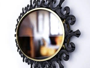 art  deco mirror chistopher guy 3D Model