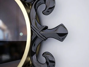 art  deco mirror chistopher guy 3D Model