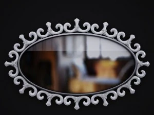 art  deco mirror chistopher guy 3D Model