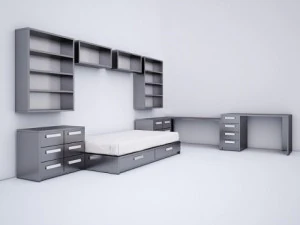 children furniture bedroom 3D Model