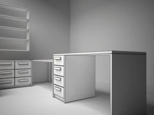 quarto de m&oacute;veis infantis Modelo 3D