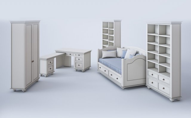 furniture set provence Modelo 3D .c4d .max .obj .3ds .fbx .stl .blend 