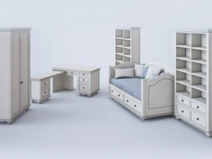 फर्नीचर सेट प्रोवेंस 3D मॉडल