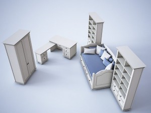 furniture set provence Modelo 3D