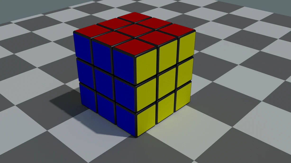 rubicks cube 3D Model .c4d .max .obj .3ds .fbx .stl .blend 