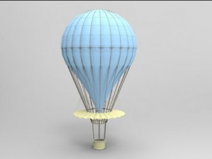 hot air balloon 3D-Modell