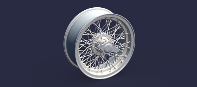 wheel Model 3D .c4d .max .obj .3ds .fbx .stl .blend