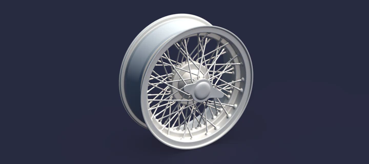 wheel 3D Model .c4d .max .obj .3ds .fbx .stl .blend 