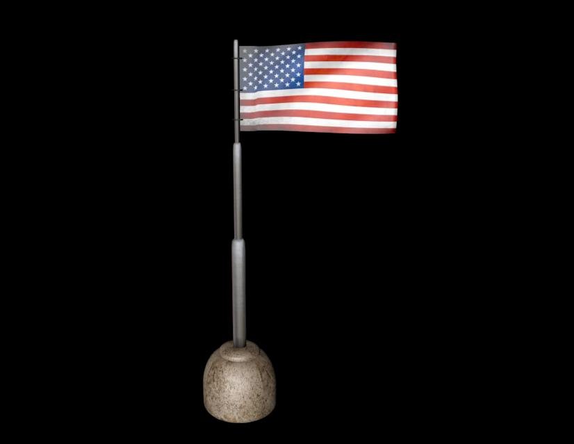 Usa Flag 3d Model In Other 3dexport