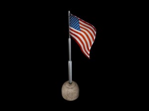 usa flag 3D Модель
