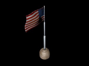 usa flag 3D Модель