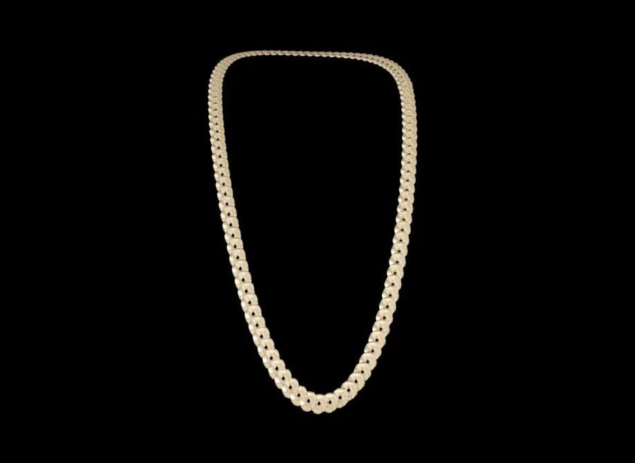gold chain 3D Model .c4d .max .obj .3ds .fbx .stl .blend 