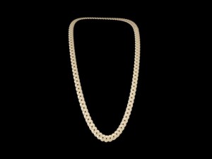 gold chain Modello 3D