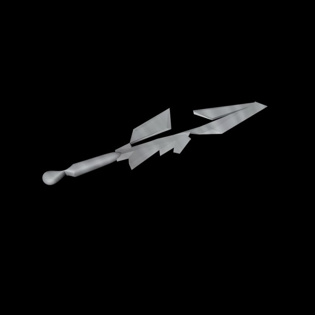 sword 3D Model .c4d .max .obj .3ds .fbx .stl .blend 