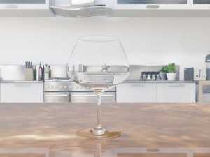 wine glass Modello 3D