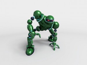 vectorman modern rigging 3D Модель
