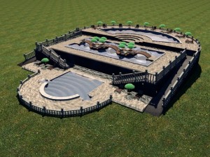 big pool Model 3D