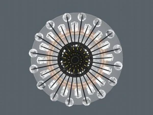 lampada elegante Modello 3D