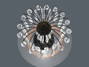 elegant lamp 3D 모델