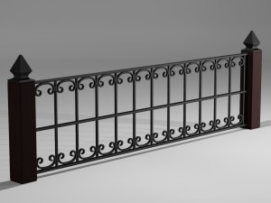 railing 3D मॉडल