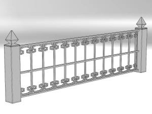 ringhiera Modello 3D