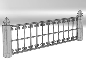 ringhiera Modello 3D